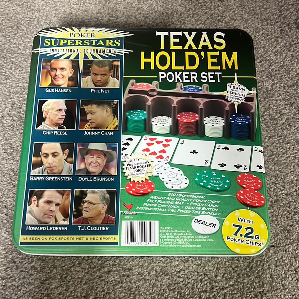 Texas Hold Em Poker Set ♥️ ♦️ ♣️
